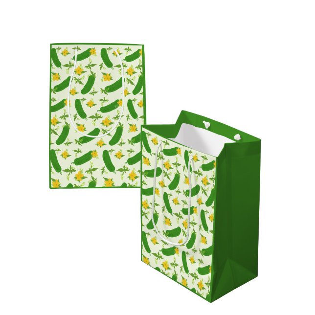 Sacola Para Presentes Média Pickle & Fresh Collection patterned (Criador carregado)