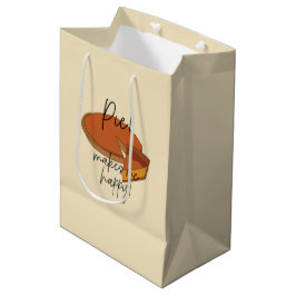 Sacola Para Presentes Média Pie Me Faz Uma Pizza Feliz
