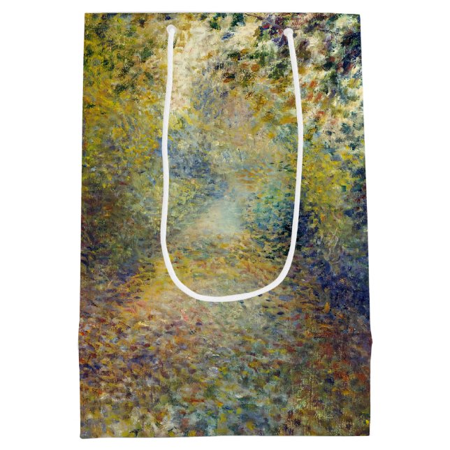 Sacola Para Presentes Média Pierre-Auguste Renoir - Na Floresta (Verso)