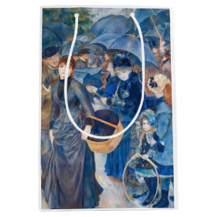 Sacola Para Presentes Média Pierre-Auguste Renoir - Os Guarda-chuvas
