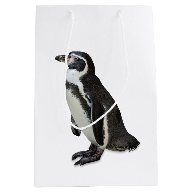 Sacola Para Presentes Média Pinguim (Frente)
