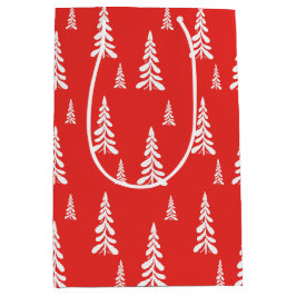 Sacola Para Presentes Média Pinheira-pinheira-pinheira-vermelho-simples Pinhei