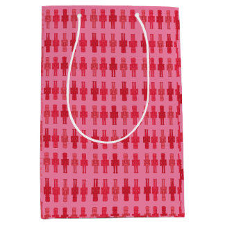 Sacola Para Presentes Média Pink Nutcracker Gift Bag