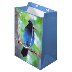 Sacola Para Presentes Média Pintura em Jay de Steller - Arte original de páss