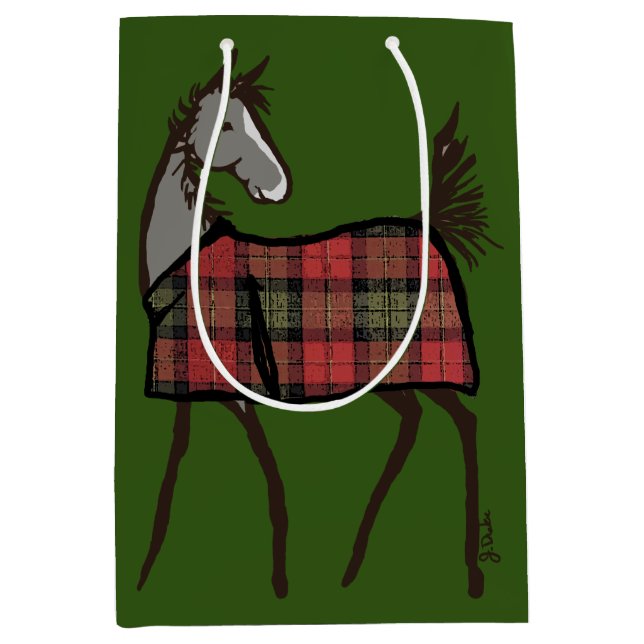 Sacola Para Presentes Média Piso do Cavalo (Frente)
