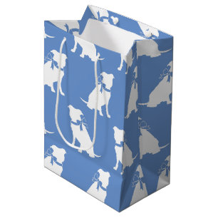 Sacola Para Presentes Média Pit Bull Dog Puppy Pitbull