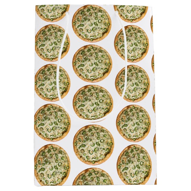 Sacola Para Presentes Média Pizza (Frente)