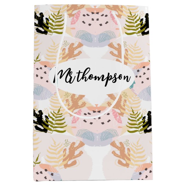 Sacola Para Presentes Média  plant festival in the garden (Frente)