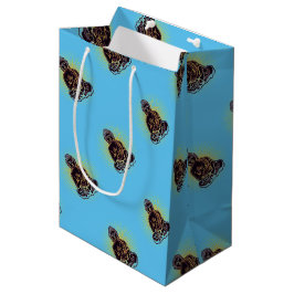 Sacola Para Presentes Média Poder preto de Buddha