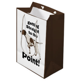 Sacola Para Presentes Média Pointer Inglês Indo Direto ao Ponto