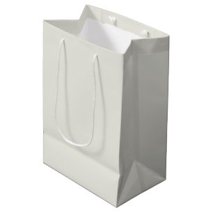 Sacola Para Presentes Média Pombo Branco Cor Sólida