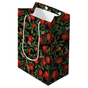 Sacola Para Presentes Média Pomegranatos e Bella Moths