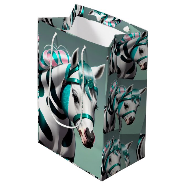 Sacola Para Presentes Média Ponta Espírito 3D 7 (Frente inclinada)