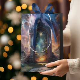 Sacola Para Presentes Média Portal de Galáxia Fantasia - Porta Mística