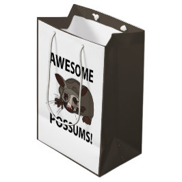 Sacola Para Presentes Média Possum Awincrível Funny Possum