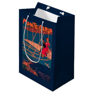 Sacola Para Presentes Média Poster ostentando da aviação