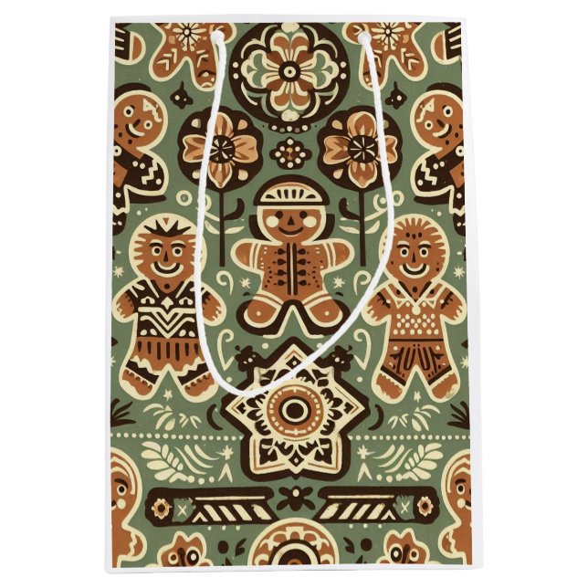 Sacola Para Presentes Média Pote para cookies (Frente)