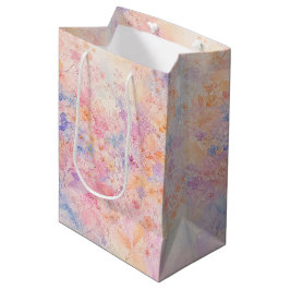 Sacola Para Presentes Média Prado Floral Encantado