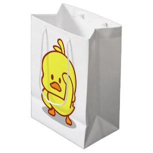 Sacola Para Presentes Média Presente de Amante de os animais de Borracha de Pa