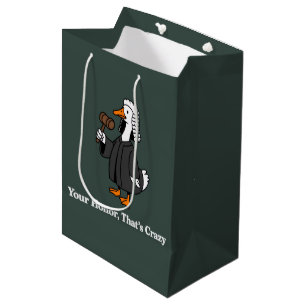 Sacola Para Presentes Média Presente engraçado de formatura de direito de advo