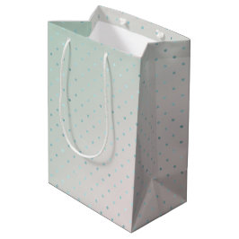 Sacola Para Presentes Média Presente Médio de Gama de Pêssego Girly Min