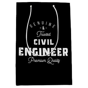 Sacola Para Presentes Média Presente para Engenheiro Civil