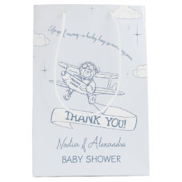 Sacola Para Presentes Média Presentes de livros de carga de Precioso de avião 