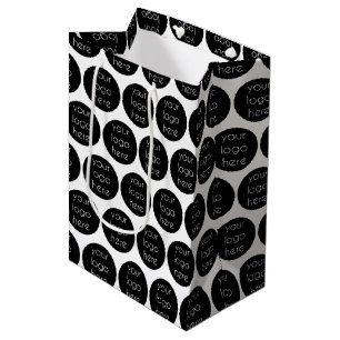 Sacola Para Presentes Média Presentes para Clientes com Logotipo de Empresa de