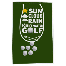 Sacola Para Presentes Média Previsão de golfe para golfista