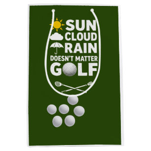 Sacola Para Presentes Média Previsão de golfe para golfista