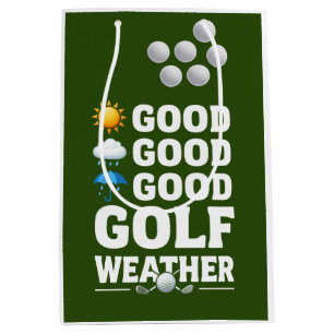 Sacola Para Presentes Média Previsão de golfe para golfista