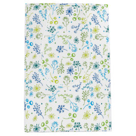 Sacola Para Presentes Média Primavera Fling Floral