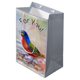 Sacola Para Presentes Média Primavera Robin