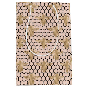 Sacola Para Presentes Média Princesa Bee Series Design 2