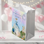 Sacola Para Presentes Média Princesa Birthday Kids<br><div class="desc">Era uma vez, a princesa estava virando... Linha de Aniversário que pode ser editada. Convites e outras festas de aniversário.. Feliz aniversário!</div>