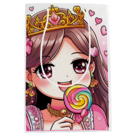 Sacola Para Presentes Média Princesa Bonita