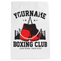 Pro Boxer ADD NAME - Luvas vermelhas Formação em A