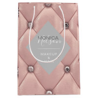 produto monograma tufado de ouro rosa luxuoso