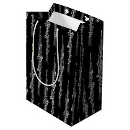 Sacola Para Presentes Média Professor de Música Oboe Musical