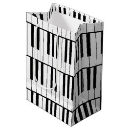 Sacola Para Presentes Média Professor de Música Piano Musical