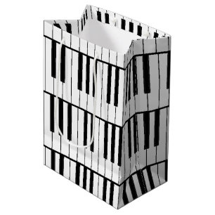 Sacola Para Presentes Média Professor de Música Piano Musical