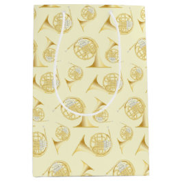 Sacola Para Presentes Média Professora de Bandas Musical do Corno de França