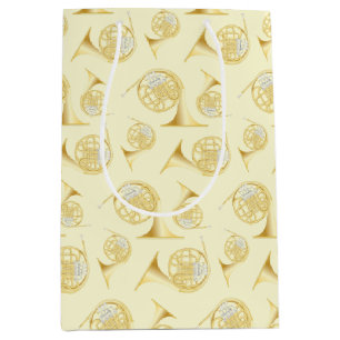 Sacola Para Presentes Média Professora de Bandas Musical do Corno de França