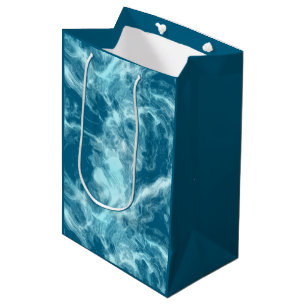 Sacola Para Presentes Média Profundidade do Mar