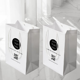 Sacola Para Presentes Média Promocional da empresa de logotipo comercial perso