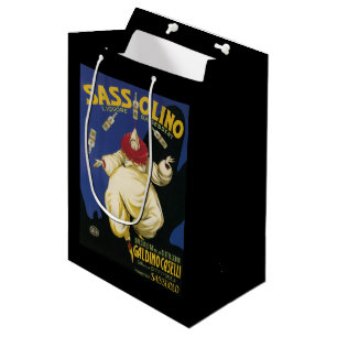 Sacola Para Presentes Média Promocional da sobremesa de Sassolino Liquore a