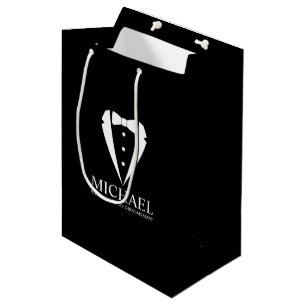 Sacola Para Presentes Média Proposta de Padrinho de casamento Personalizado de
