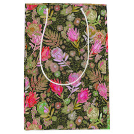 Sacola Para Presentes Média Protea Garden