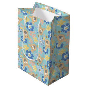 Sacola Para Presentes Média Puppy Scooby-Doo Flower