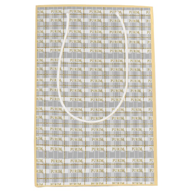 Sacola Para Presentes Média Purim Gift Bag (Frente)